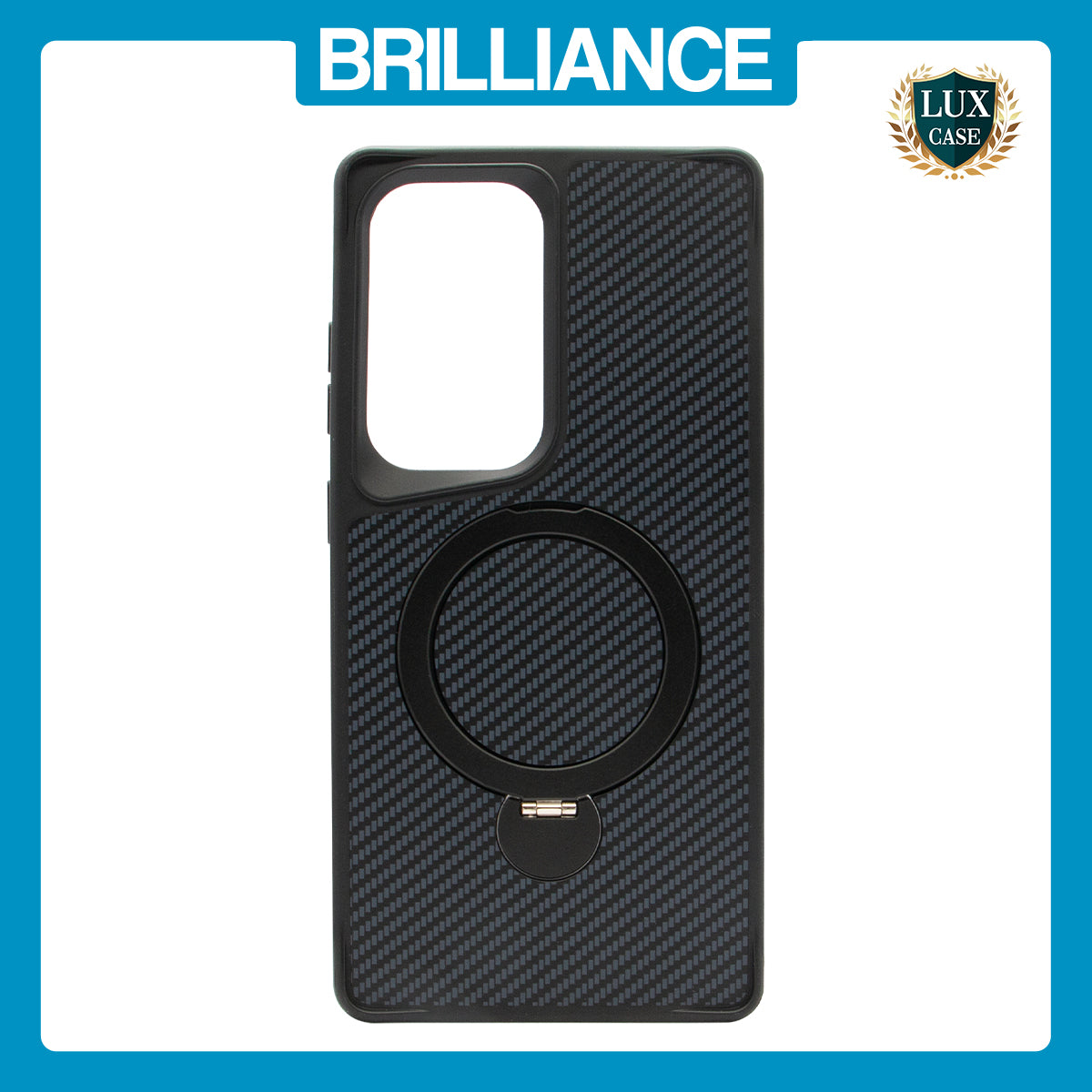 Samsung S25 Ultra Black Carbon Fiber Case