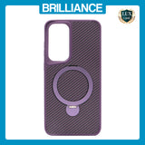 Samsung S25 Plus Purple Carbon Fiber Case