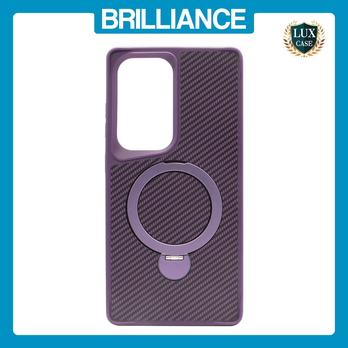 Samsung S25 Ultra Purple Carbon Fiber Case
