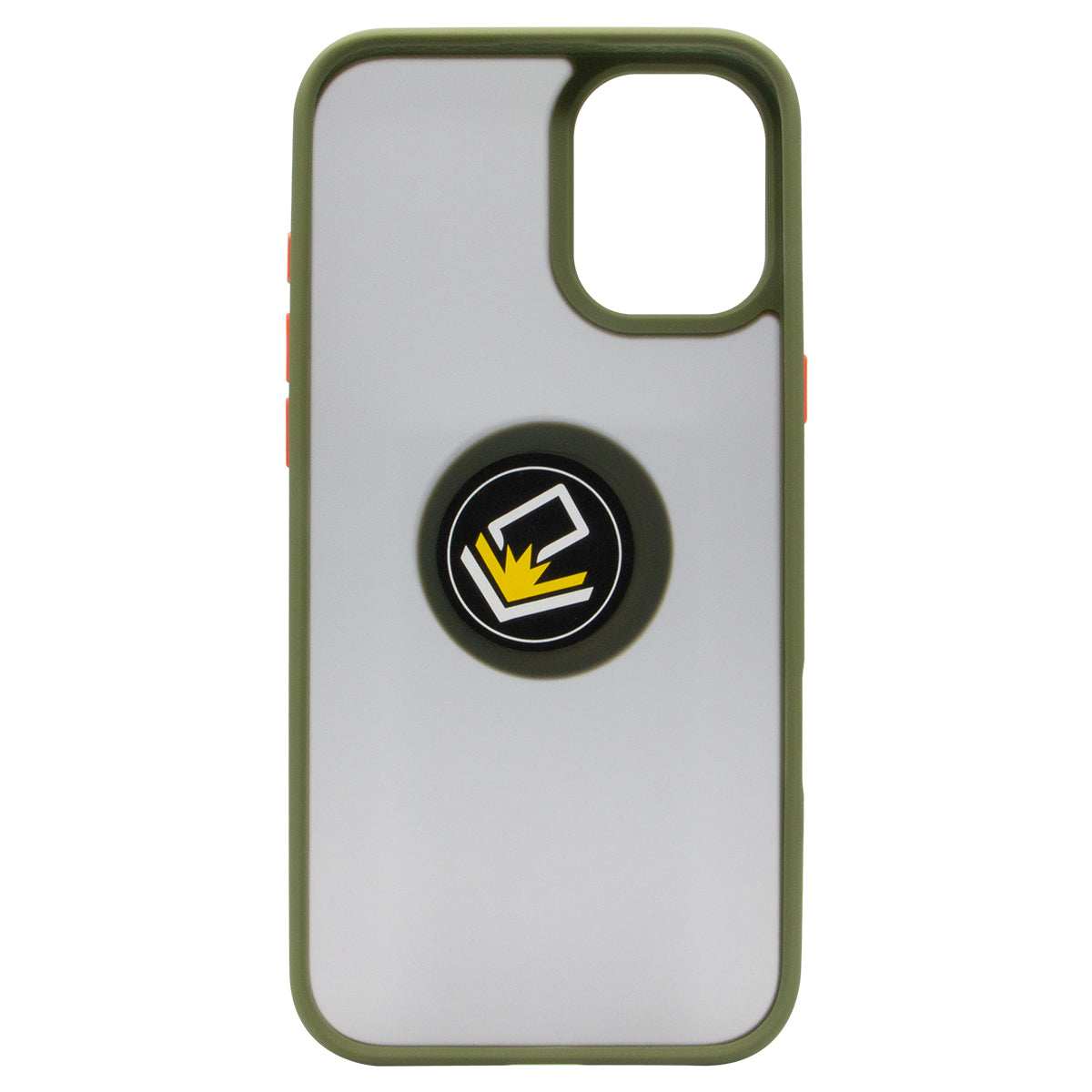 iPhone 16 Pro Hybrid Shell Anti-shock Ring Kickstand TPU Matte Case Green - CellularPort