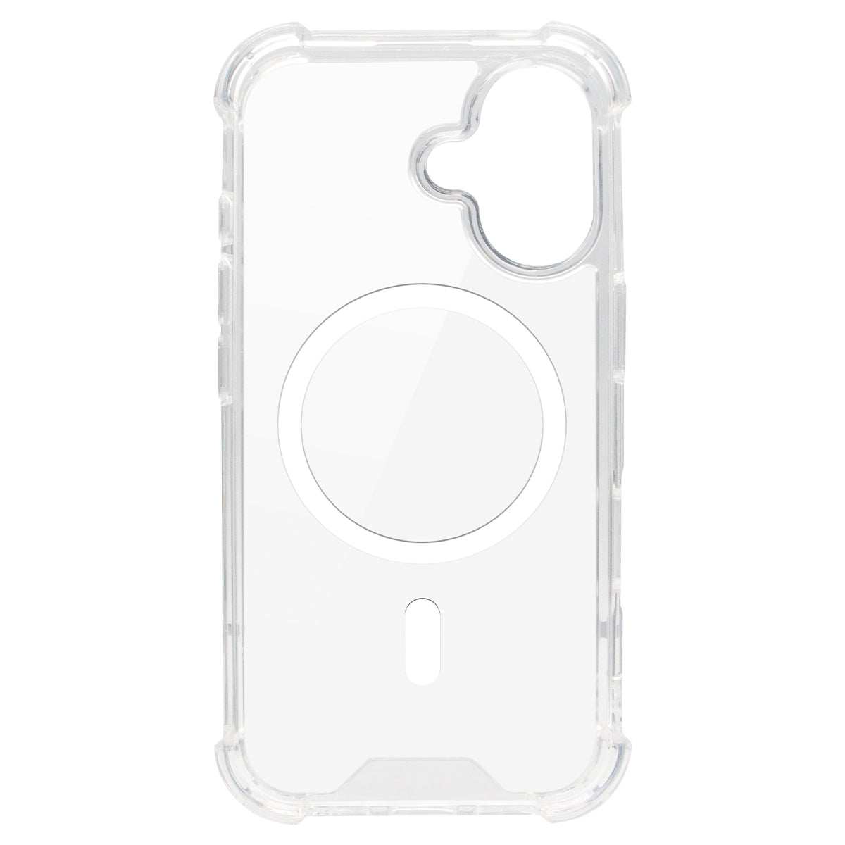 iPhone 16 TPU+PC Magnetic Airbag Anti-fall Phone Case Transparent - CellularPort