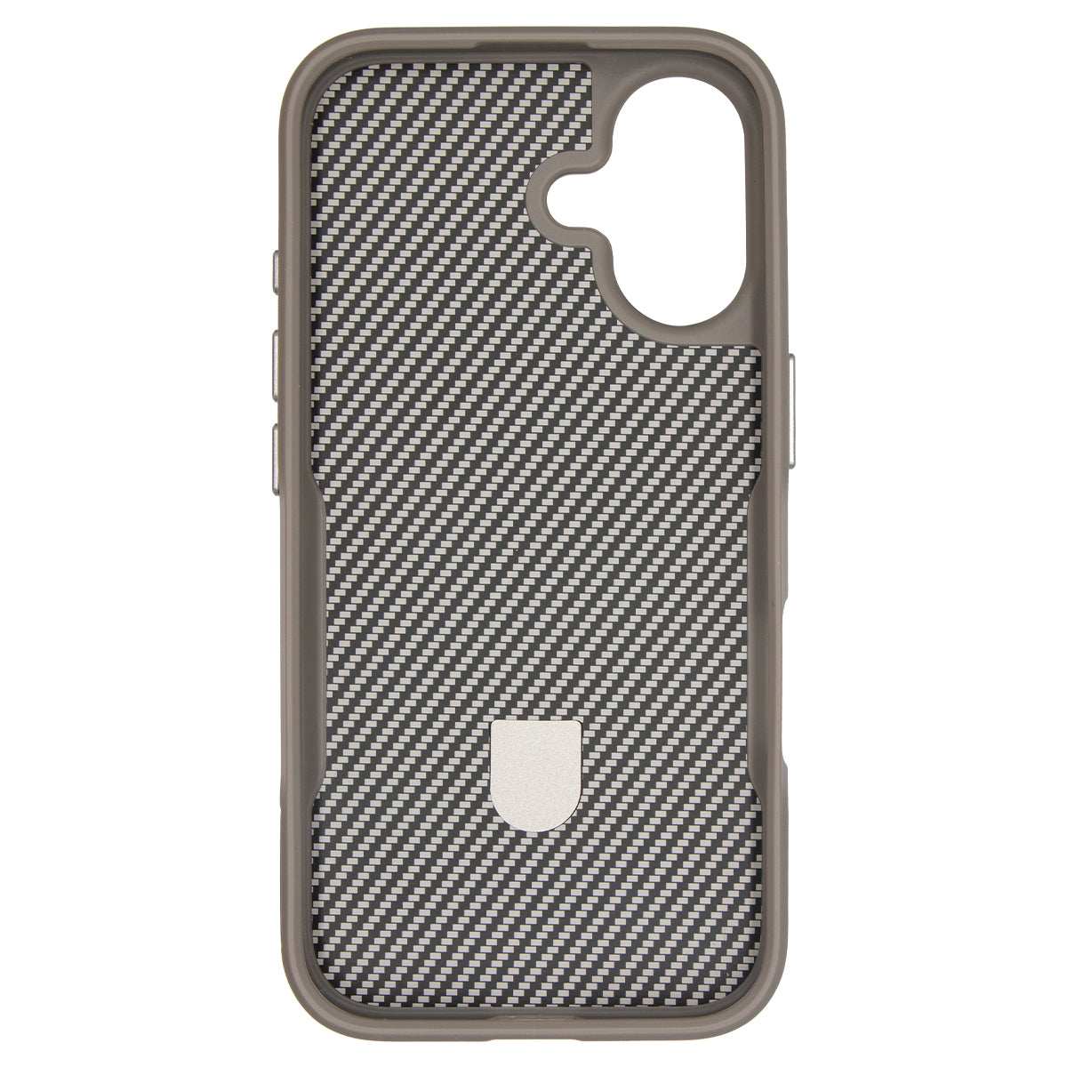 iPhone 16 TPU+PC Magnetic Airbag Anti-fall Phone Case Silver - CellularPort