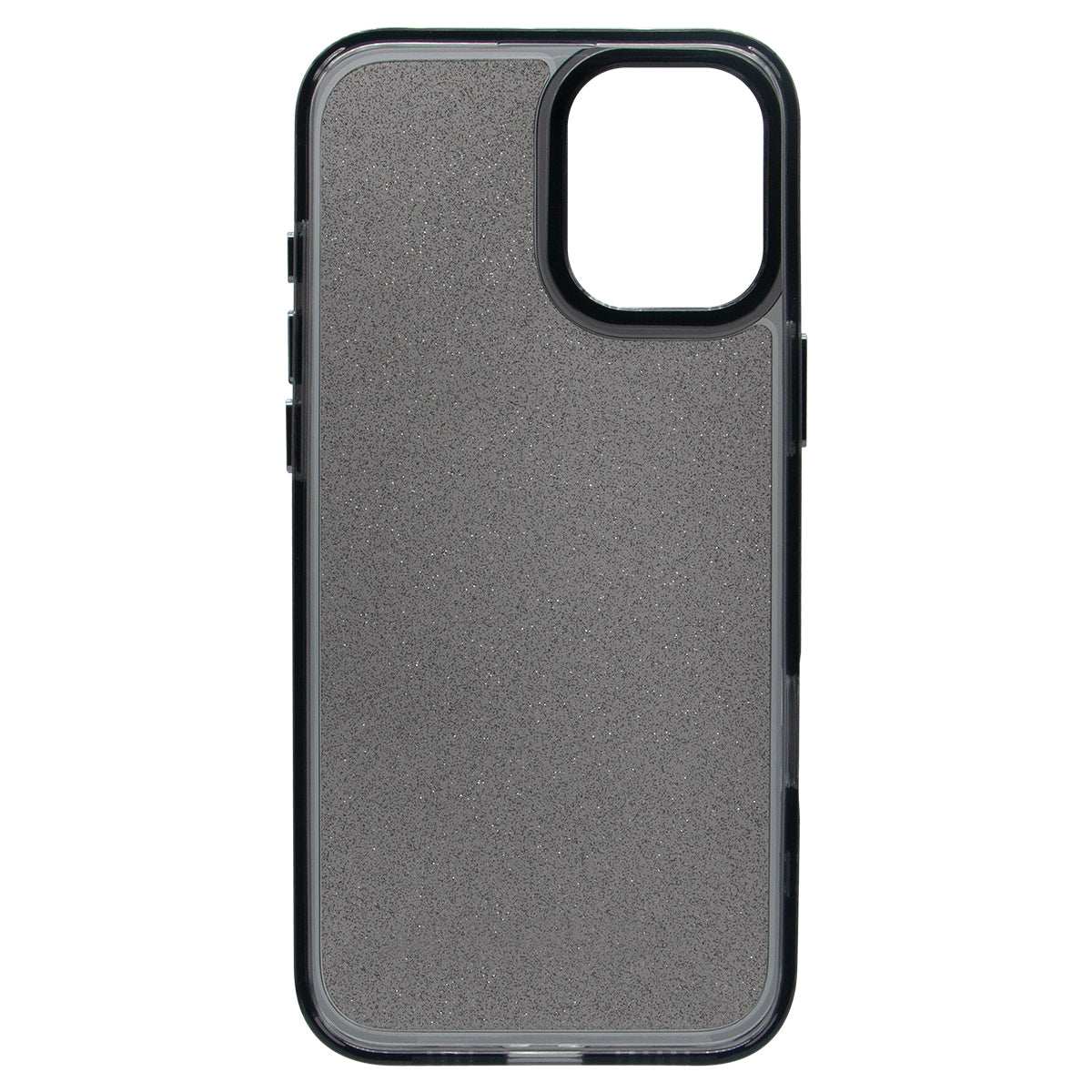 iPhone 16 Bling Shiny TPU+PC Clear Case Transparent Glitter Black - CellularPort