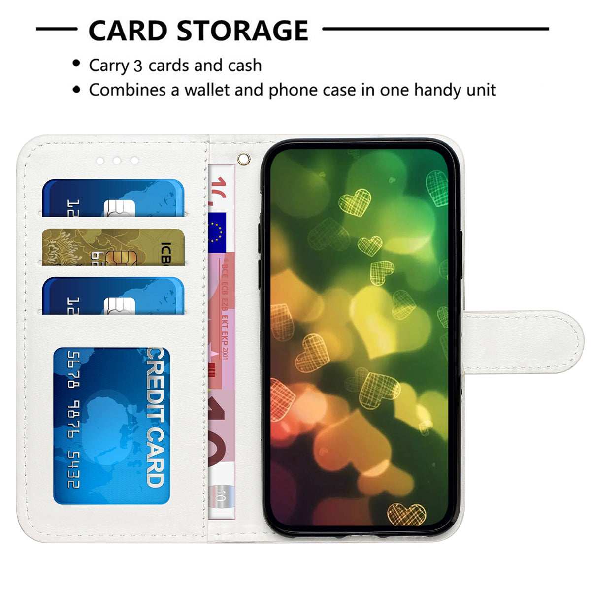 IPhone 15 Pro Flip PU Leather Wallet 3D Print Cartoon Butterfly Flower With Wrist Strap Case - CellularPort