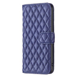 IPhone 15 Flip Book PU Real Leather Wallet Holder & Kickstand With Card Pockets Case Blue - CellularPort