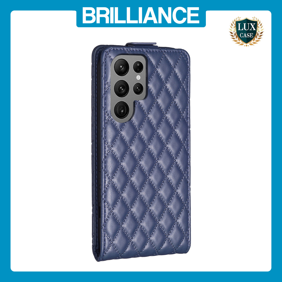 Samsung S23 Ultra Blue Photo Frame Wallet Case
