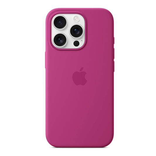 Apple iPhone 16 Pro Max Silicone Case – Fuchsia