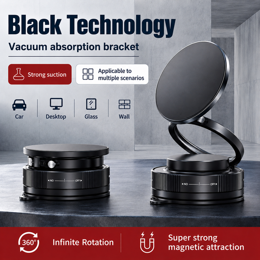 New 360 ° Rotating Vacuum Magnetic Suction Mobile Phone Holder