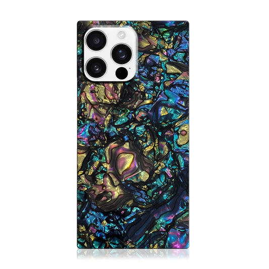 Flaunt Square iPhone 16 Pro Max Case – Abalone Shell
