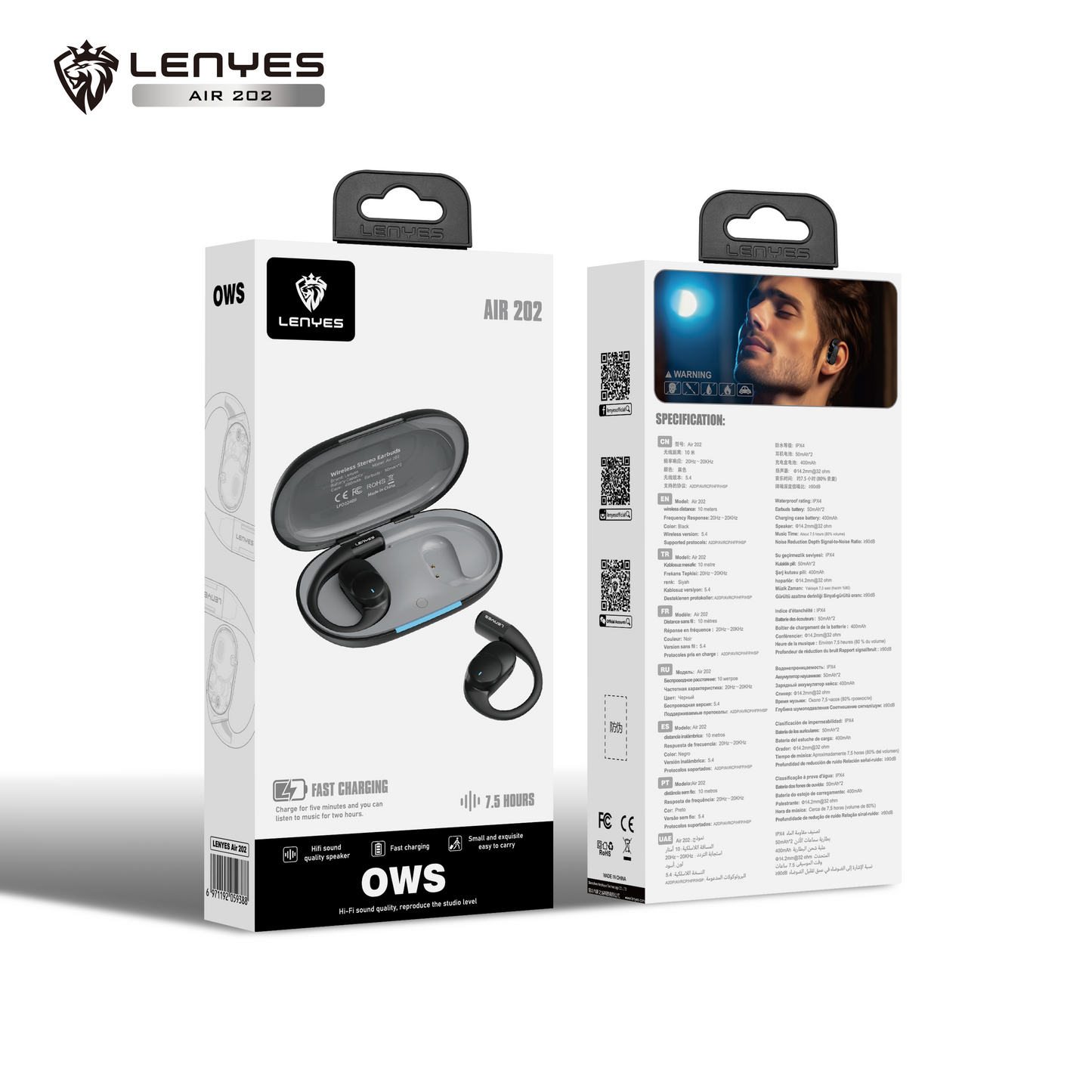 Lenyes Air202 OWS Earbuds