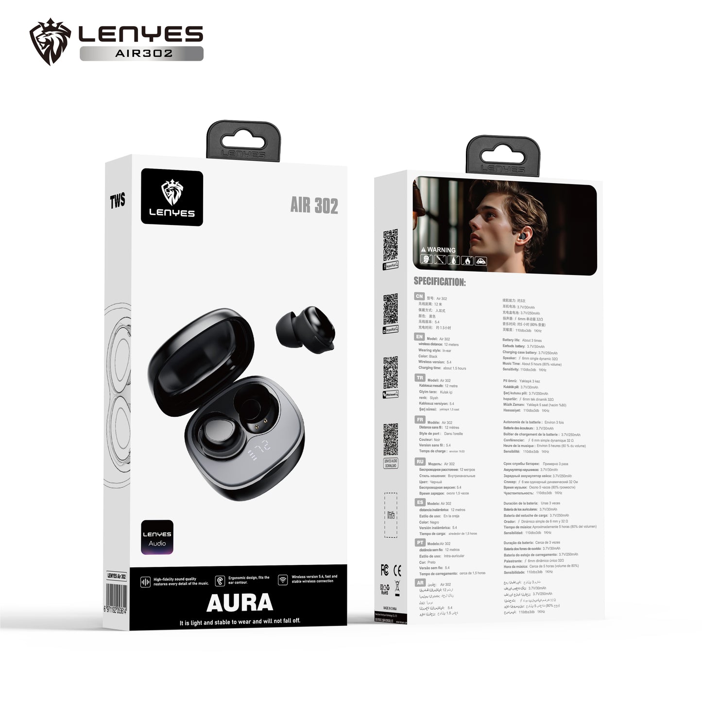 Lenyes Air302 Aura Earbuds