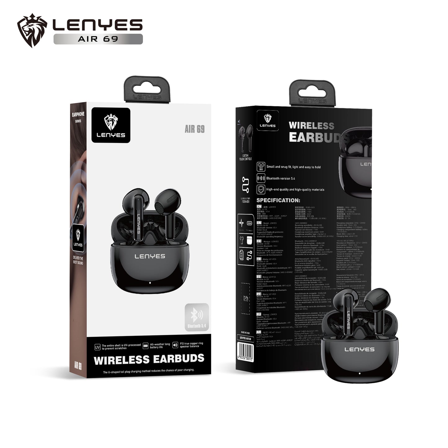 Lenyes Air69 Wireless Earbuds