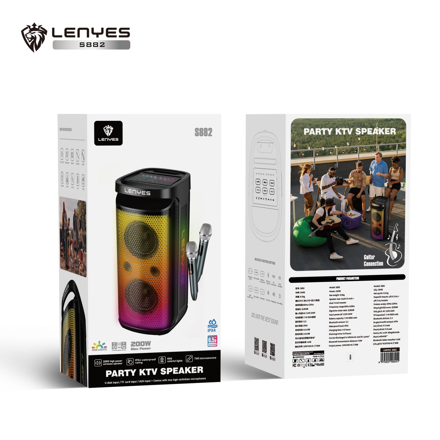 Lenyes S882 KTV Party Speaker