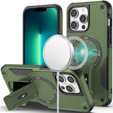 iPhone 13 Pro Midnight Green Bracket Kickstand Case