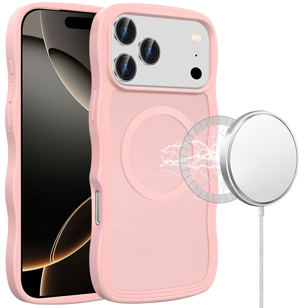 iPhone 17 Pro Max Grip Ring Hybrid Case - Pink