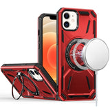 iPhone 12/12 Pro Red Loop 360° Kickstand Hybrid Case