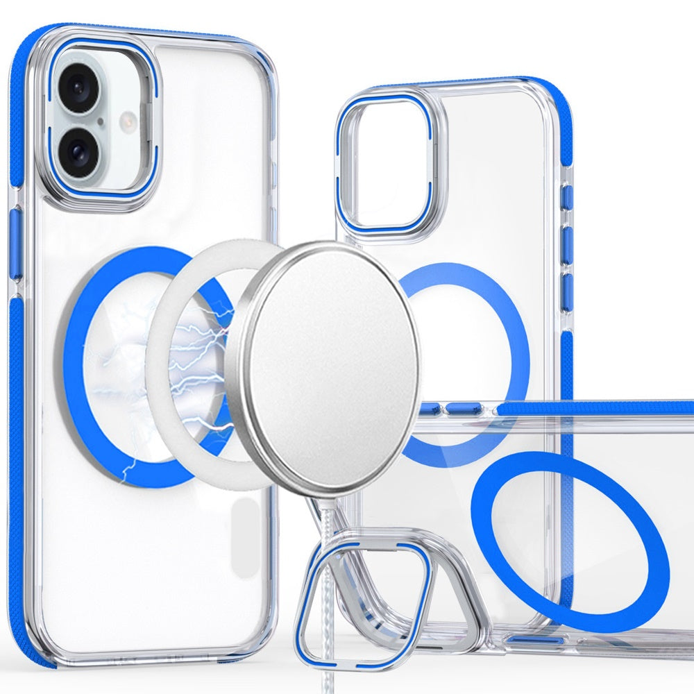 iPhone 17 MagSonic Bracket Stand Case - Blue