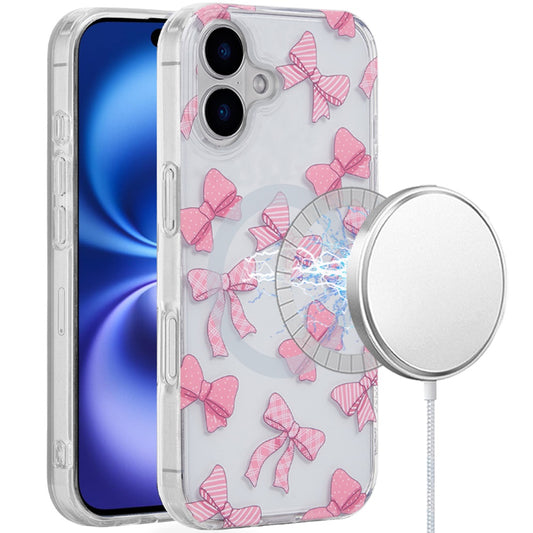 iPhone 17 Magnetic IMD Case - Bow Knot