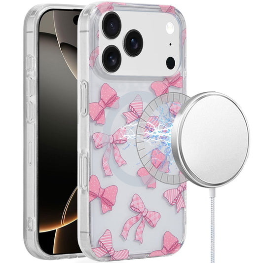 iPhone 17 Pro Bow Knot Magnetic Case