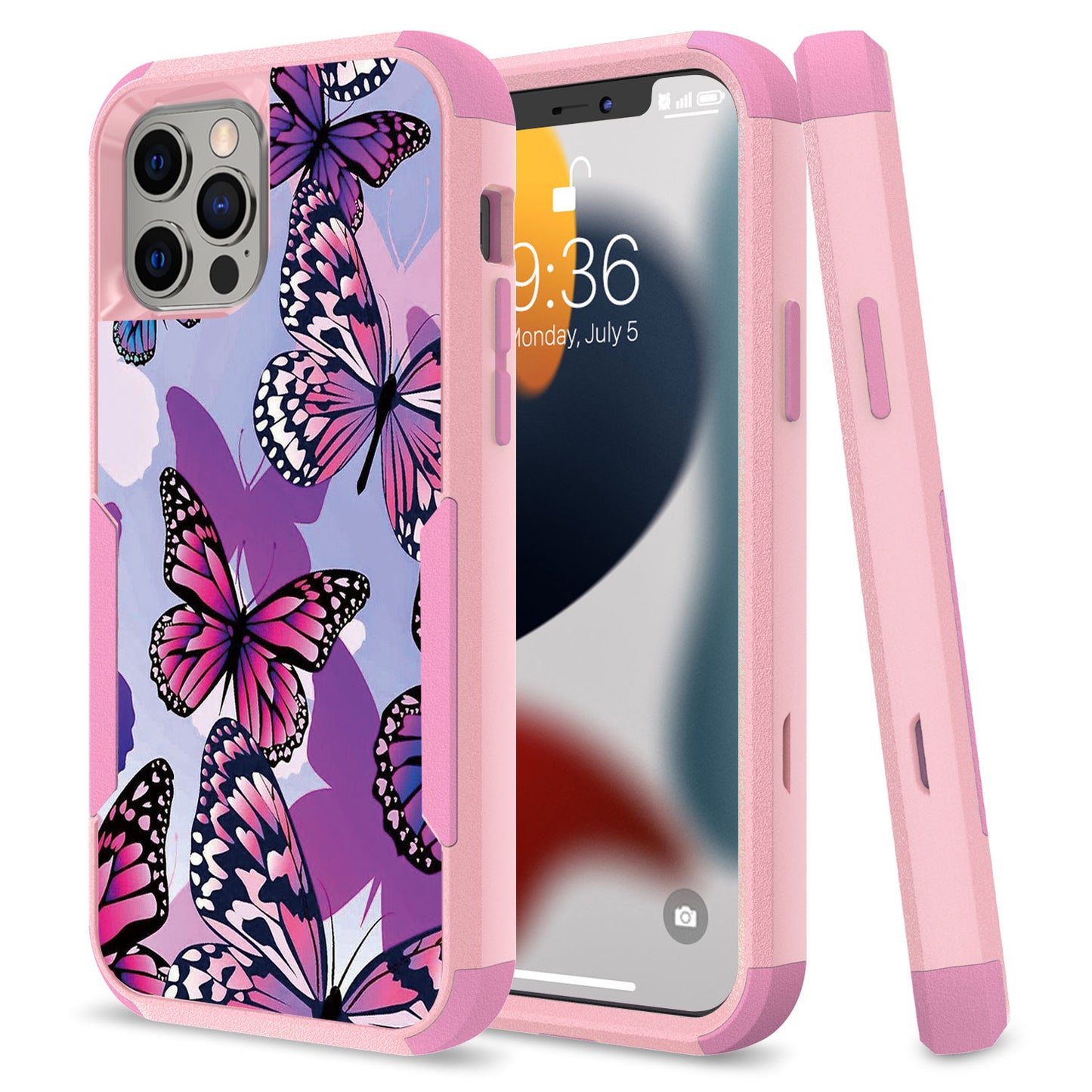 iPhone 14 Pro Butterfly Anti-Slip Hybrid Case