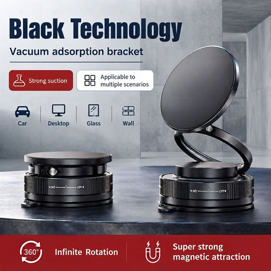 New 360 ° Rotating Vacuum Magnetic Suction Mobile Phone Holder