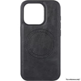Iphone 15 Pro Max Skin Phone Case (TPU+PC Material+PU Leather Material) Case Black - CellularPort