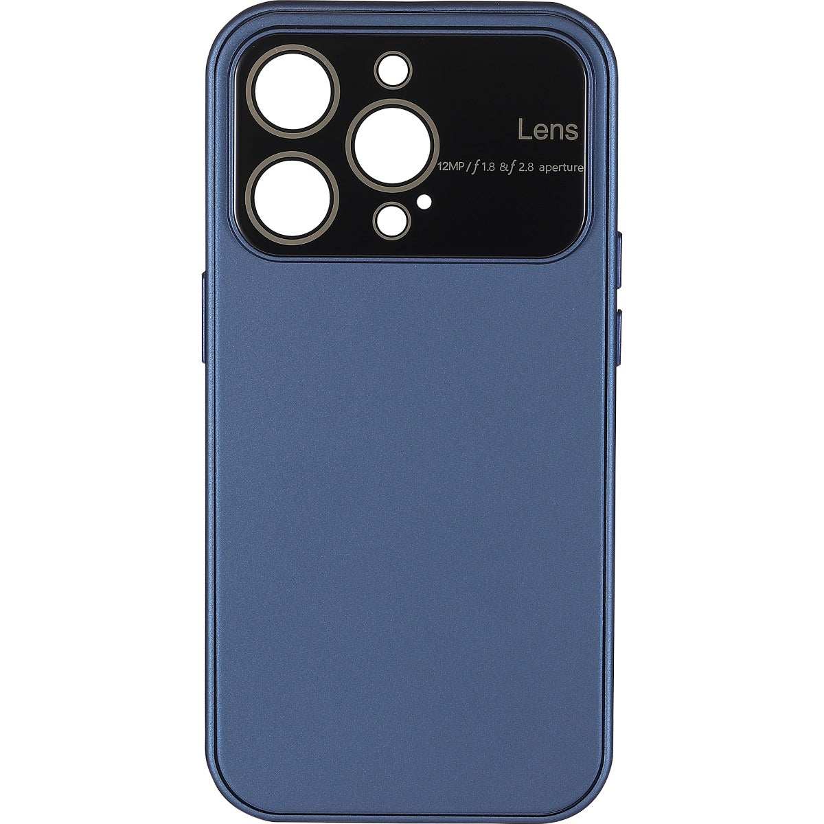 IPhone 15 Plus Large Glass Window Case Dark Blue - CellularPort