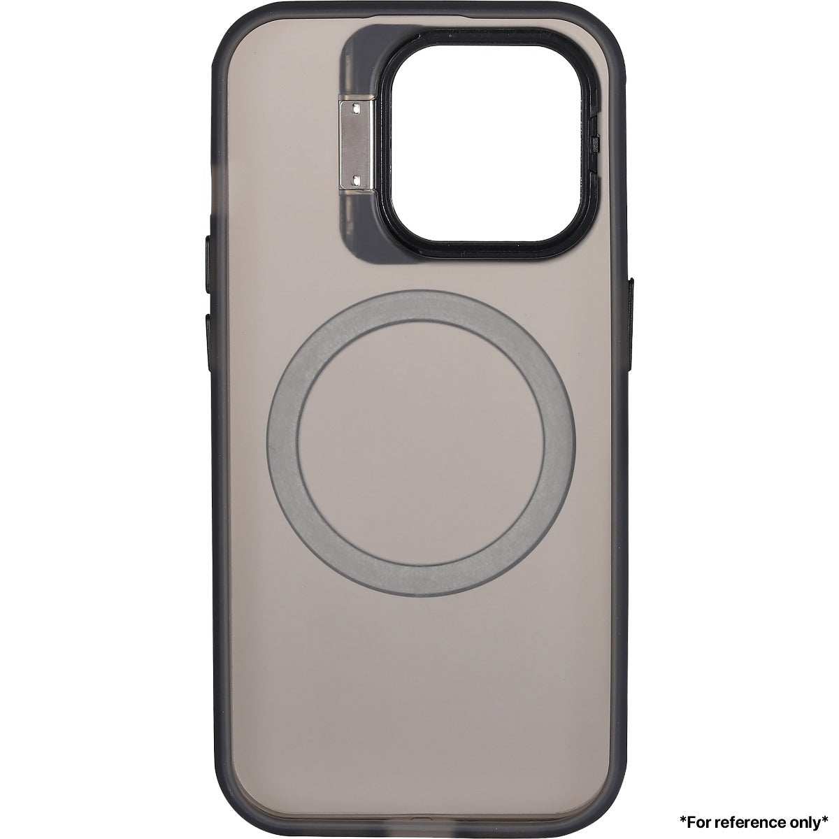 Iphone 15 Lens holder transparent CD pattern case Black - CellularPort