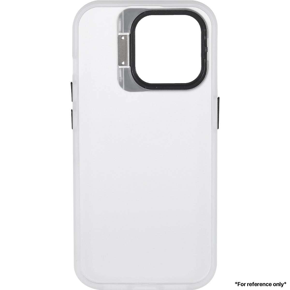 Iphone 15 Pro Lens Holder Transparent Case White This transparent white case for iPhone 15 Pro combines sleek design with functionality, offering a lens holder to safeguard your device's camera lens while maintaining its aesthetic appeal. - CellularPort