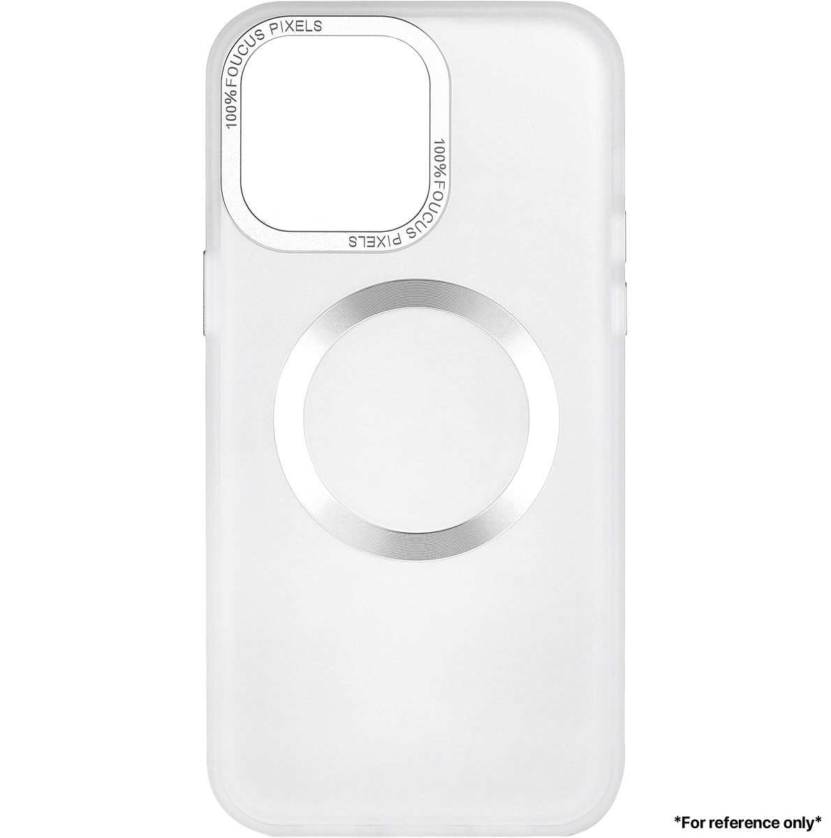 IPhone 15 Hardware CD Pattern Transparent Case White - CellularPort