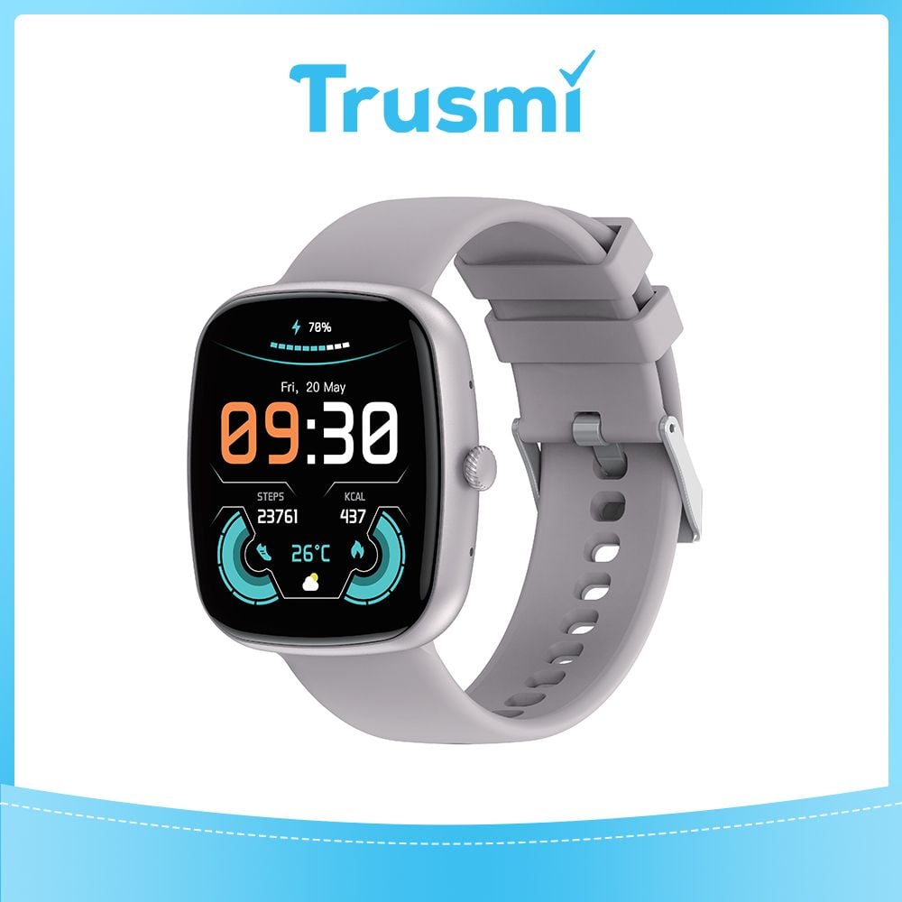 Trusmi Smart Watch Grey - CellularPort