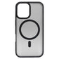 iPhone 16 TPU+PC Magnetic Skin-friendly Matte Phone Case Transparent Black - CellularPort