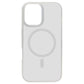 iPhone 16 TPU+PC Magnetic Skin-friendly Matte Phone Case Transparent White - CellularPort