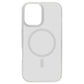 iPhone 16 Pro TPU+PC Magnetic Skin-friendly Matte Phone Case Transparent White - CellularPort