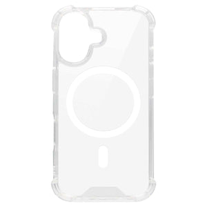 iPhone 16 Plus TPU+PC Magnetic Airbag Anti-fall Phone Case Transparent