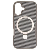 iPhone 16 Plus TPU+PC Magnetic Airbag Anti-fall Phone Case Silver - CellularPort