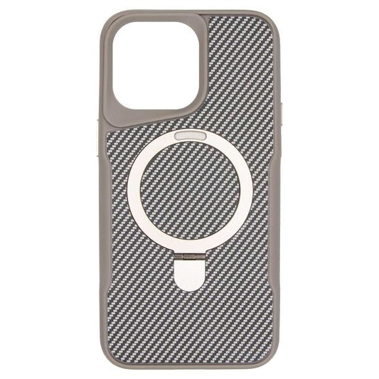 iPhone 16 Pro TPU+PC Magnetic Airbag Anti-fall Phone Case Silver - CellularPort