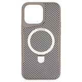 iPhone 16 Pro TPU+PC Magnetic Airbag Anti-fall Phone Case Silver - CellularPort