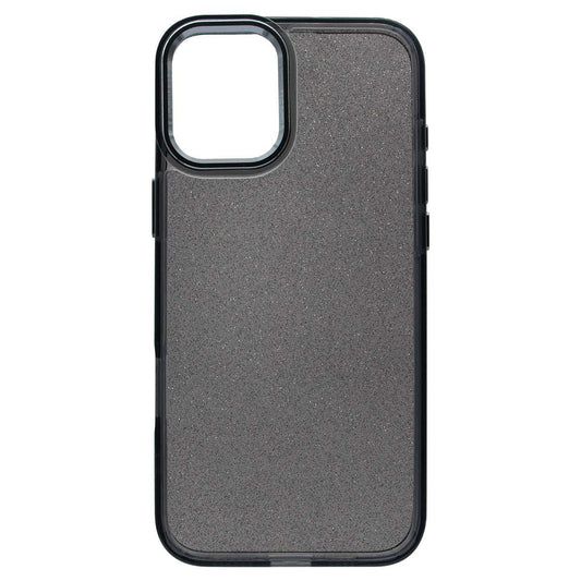 iPhone 16 Pro Bling Shiny TPU+PC Clear Case Transparent Glitter Black - CellularPort