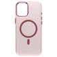 iPhone 16 Pro Bling Shiny Magnetic TPU+PC Clear Case With Lens Bracket Camera Stand Glitter Pink - CellularPort