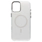 iPhone 16 Plus Bling Shiny Magnetic TPU+PC Clear Case With Lens Bracket Camera Stand Glitter White - CellularPort