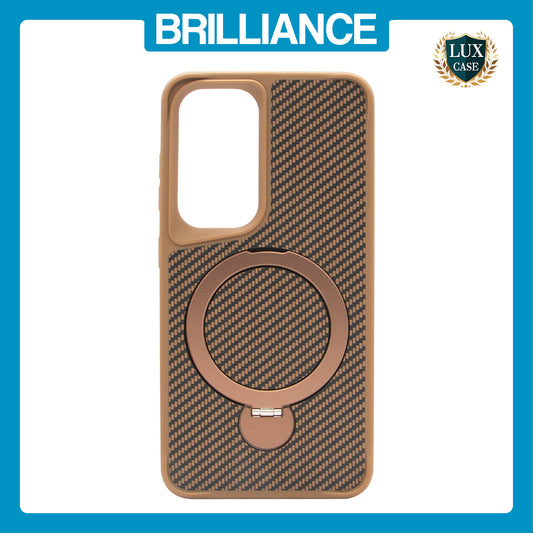Samsung S25 Gold Carbon Fiber Case