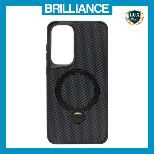 Samsung S25 Plus Black Carbon Fiber Case
