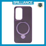 Samsung S25 Purple Carbon Fiber Case