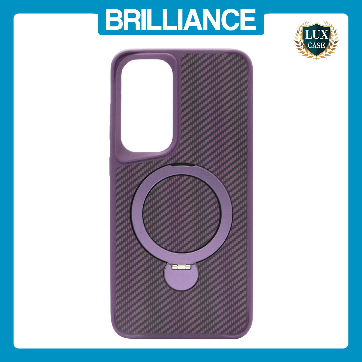 Samsung S25 Plus Purple Carbon Fiber Case