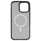 iPhone 16 Pro TPU+PC Magnetic Skin-friendly Matte Phone Case Transparent Black - CellularPort