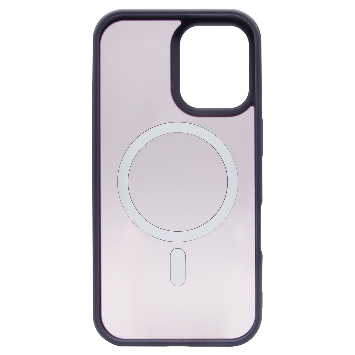 iPhone 16 TPU+PC Magnetic Skin-friendly Matte Phone Case Transparent Purple