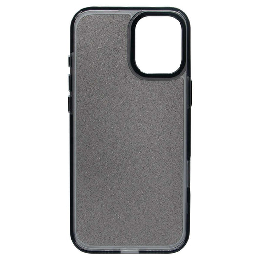 iPhone 16 Plus Bling Shiny TPU+PC Clear Case Transparent Glitter Black - CellularPort