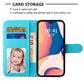 Samsung S24 Plus Flip PU Leather Wallet 3D Print Butterfly With Wrist Strap Case Blue - CellularPort