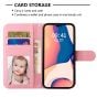 IPhone 15 Pro Max Flip PU Leather Wallet 3D Print Pink Bear With Wrist Strap Case